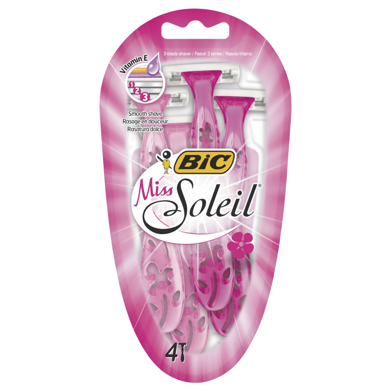 BIC Miss Soleil Skraber (4 stk)